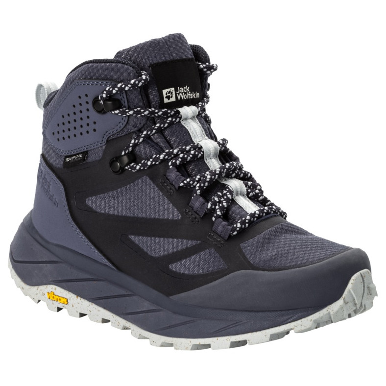 Dámské turistické boty Jack Wolfskin Terraventure Texapore Mid W Velikost bot (EU): 39 / Barva: šedá