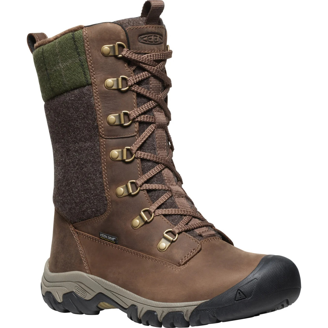 Dámské zimní boty Keen Greta Tall Boot Wp Women Velikost bot (EU): 38 / Barva: hnědá