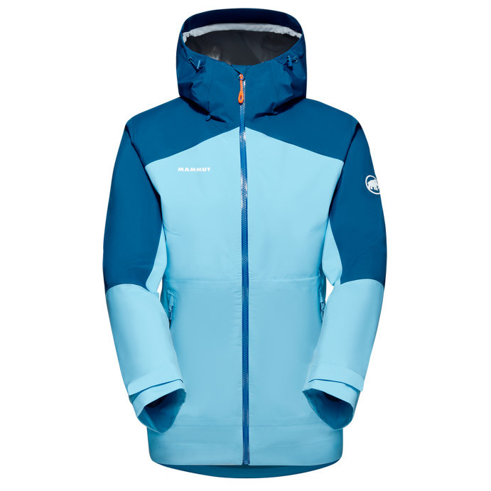 Dámská bunda Mammut Convey Tour HS Hooded Jacket Women Velikost: M / Barva: světle modrá