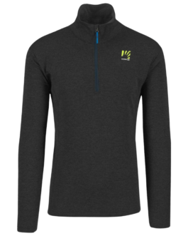Pánská mikina Karpos Pizzocco Half Zip Velikost: M / Barva: černá