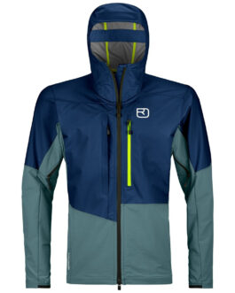 Pánská softshellová bunda Ortovox Mesola Jacket M Barva: modrá / Velikost: XL