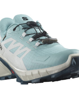 Dámské běžecké boty Salomon Supercross 4 Gore-Tex Velikost bot (EU): 38 (2/3) / Barva: šedá/modrá