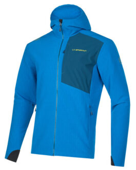 Pánská bunda La Sportiva Descender Storm Jkt M Velikost: M / Barva: modrá