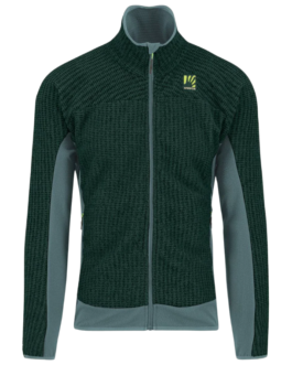 Pánská mikina Karpos Rocchetta Fleece Velikost: M / Barva: zelená