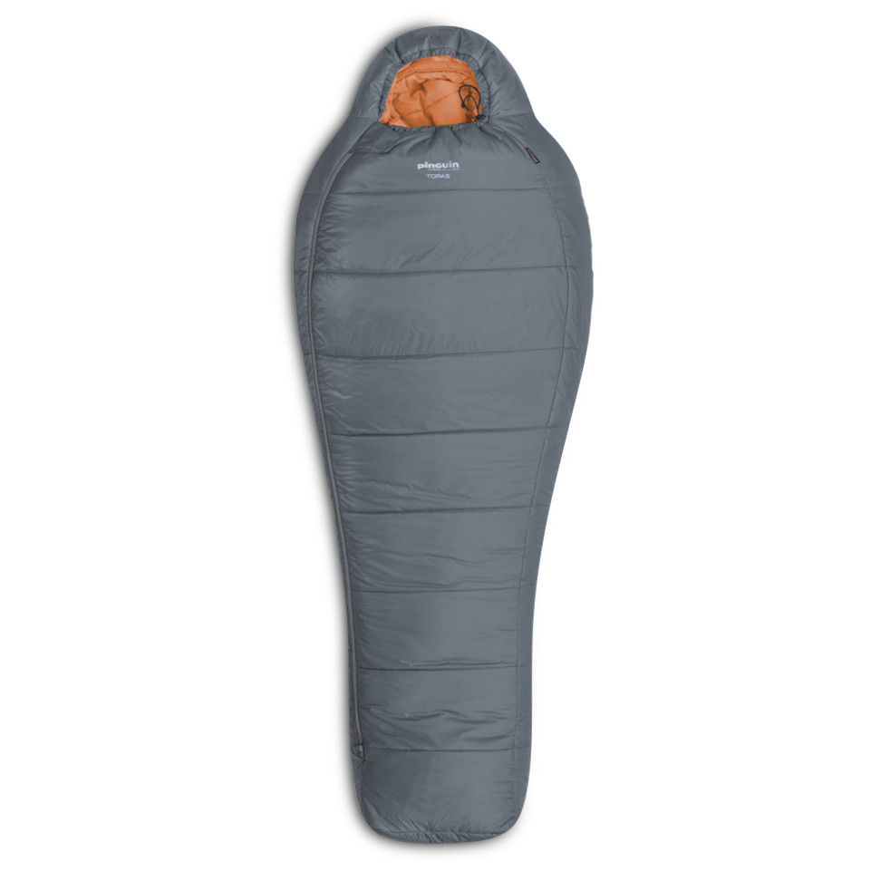 Spacák Pinguin Topas CCS 175 cm Zip: Pravý / Barva: šedá