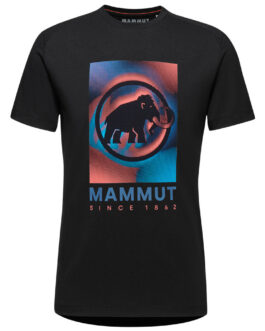Pánské triko Mammut Trovat T-Shirt Men Mammut Velikost: M / Barva: černá