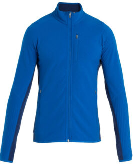 Pánská mikina Icebreaker M Descender LS Zip Velikost: XL / Barva: modrá