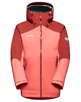 Dámská bunda Mammut Convey Tour HS Hooded Jacket Women Velikost: L / Barva: světle růžová
