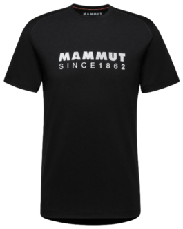 Pánské triko Mammut Trovat T-Shirt Men Logo Velikost: XXL / Barva: černá